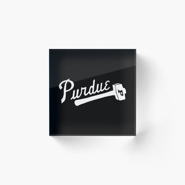 BEST SELLER - Purdue Hammer Merchandise Acrylic Block