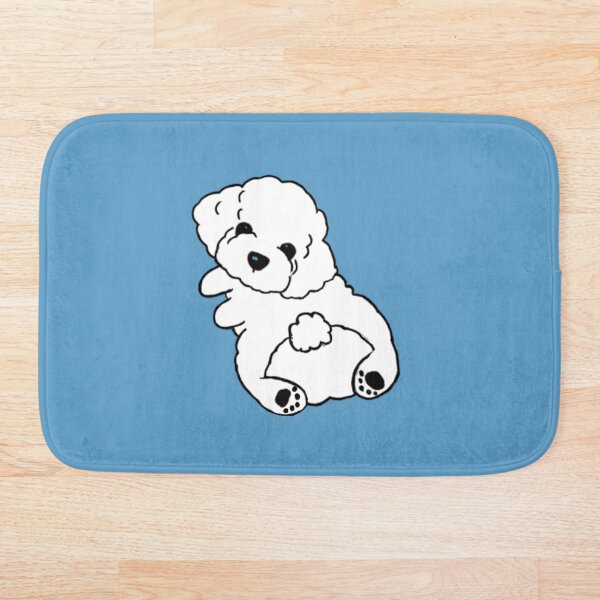 Item preview, lindo perrito caniche blanco designed and sold by simplysweets.
