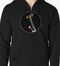 Derp in the Dark Zipped Hoodie