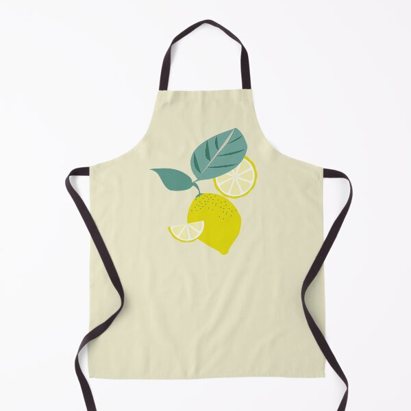 Patrón de limones y rodajas Delantal