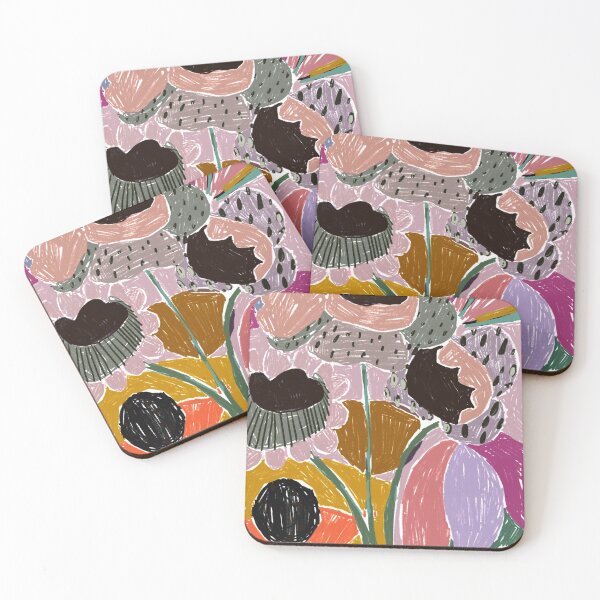 Item preview, Plant Studies // Abstract colourful print designed and sold by fossdesign.