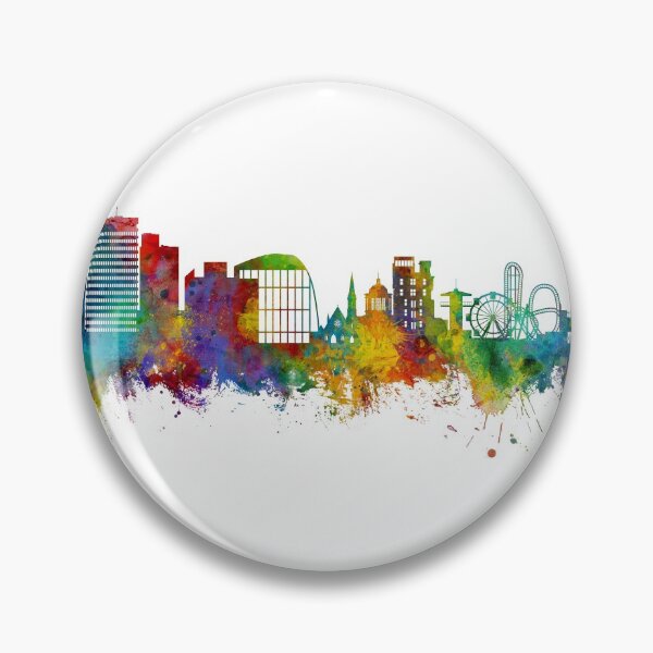 Item preview, Southend-on-Sea England Skyline designed and sold by ArtPrints.