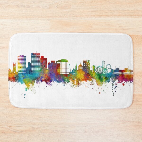 Item preview, Southend-on-Sea England Skyline designed and sold by ArtPrints.
