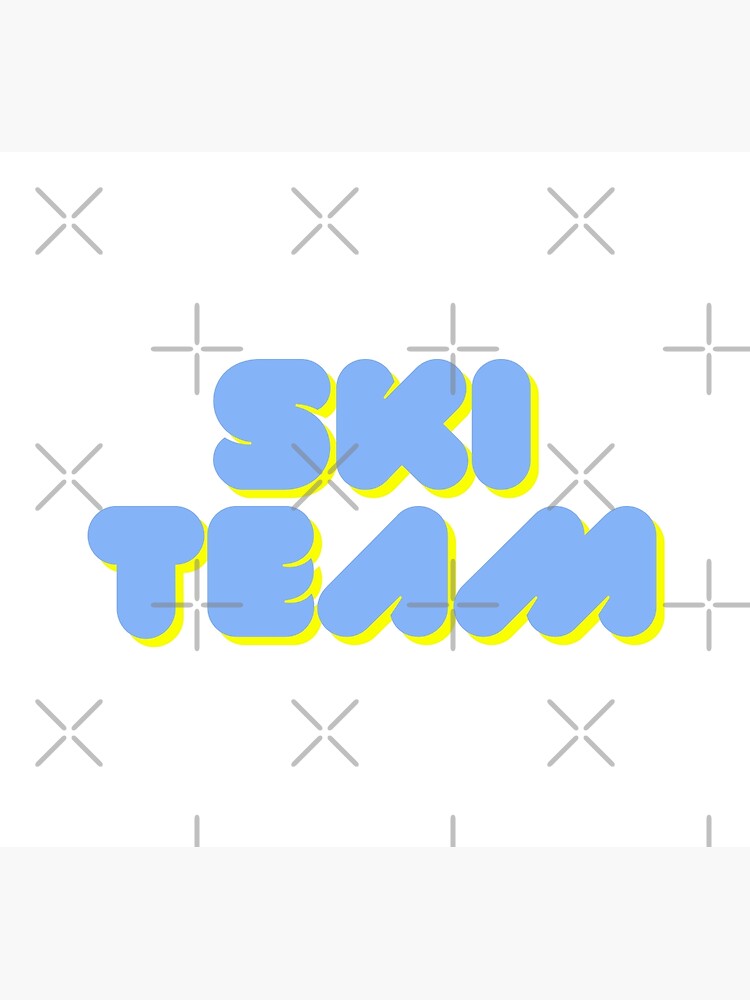 Discover Ski Team Premium Matte Vertical Poster