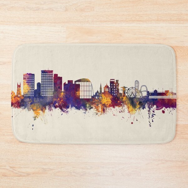 Item preview, Southend-on-Sea England Skyline designed and sold by ArtPrints.