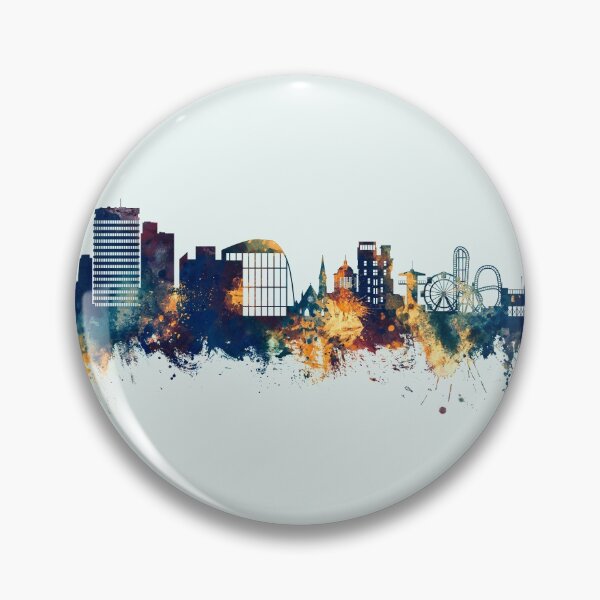 Item preview, Southend-on-Sea England Skyline designed and sold by ArtPrints.