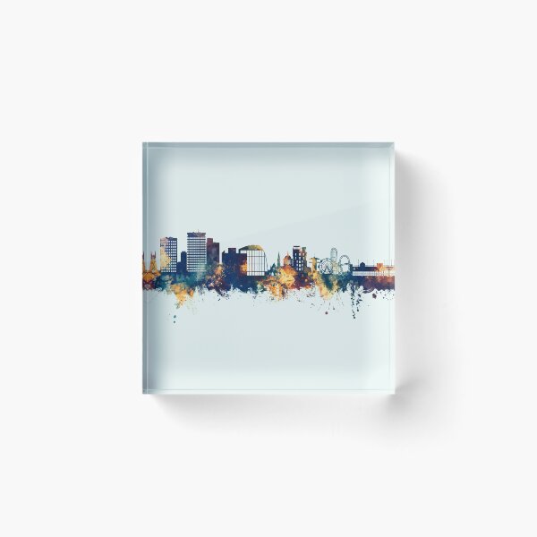 Item preview, Southend-on-Sea England Skyline designed and sold by ArtPrints.