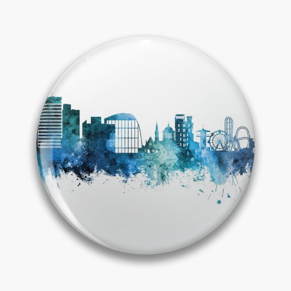 Item preview, Southend-on-Sea England Skyline designed and sold by ArtPrints.