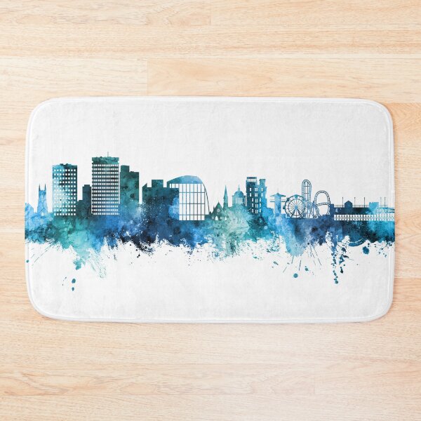 Item preview, Southend-on-Sea England Skyline designed and sold by ArtPrints.