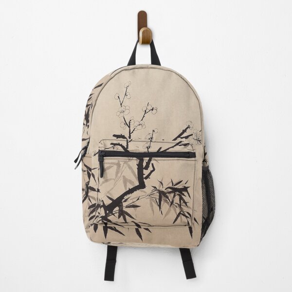 Item preview, Plum Blossom With Bamboo - Ink designed and sold by Birgit Moldenhauer.