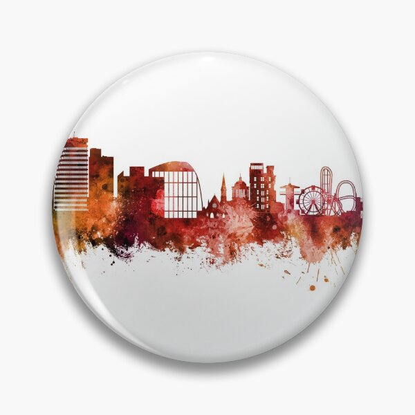 Item preview, Southend-on-Sea England Skyline designed and sold by ArtPrints.