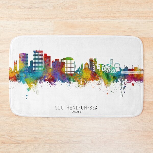 Item preview, Southend-on-Sea England Skyline designed and sold by ArtPrints.