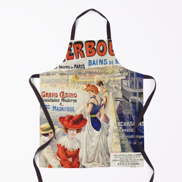 Item preview, Vintage poster - Cherbourg - travel poster designed and sold by DejaVuStudio.