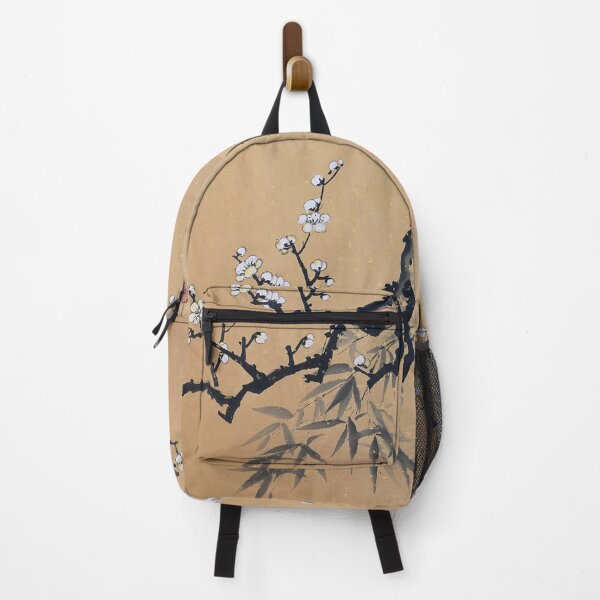 Item preview, White Plum Blossom With Bamboo designed and sold by Birgit Moldenhauer.