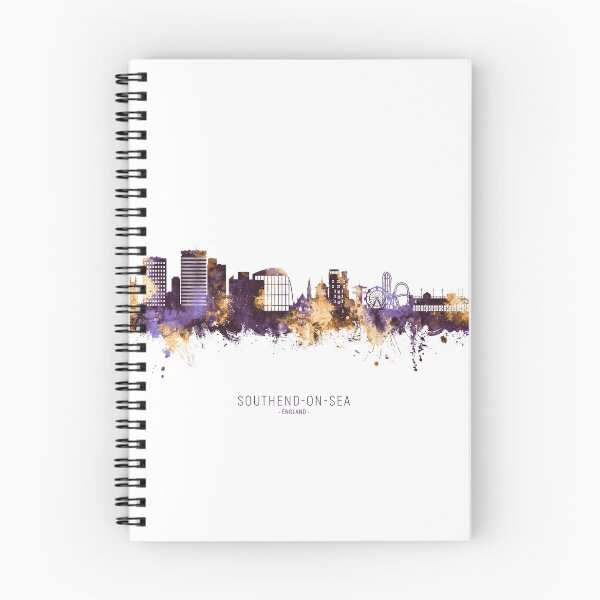 Item preview, Southend-on-Sea England Skyline designed and sold by ArtPrints.