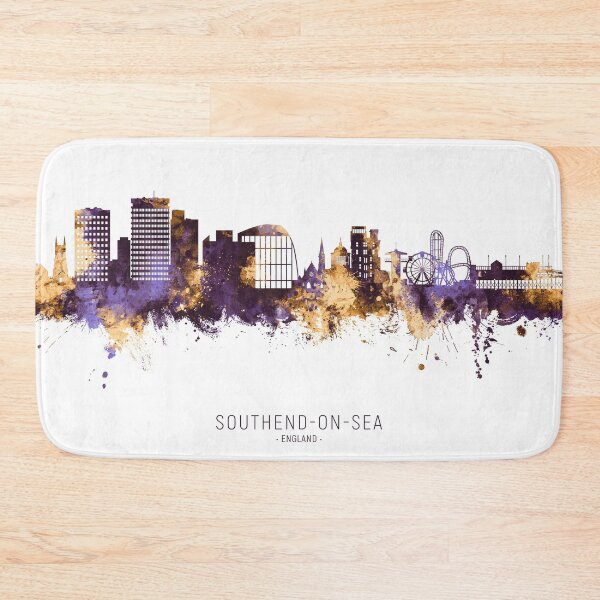 Item preview, Southend-on-Sea England Skyline designed and sold by ArtPrints.