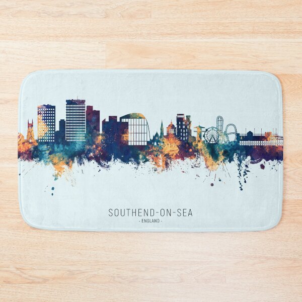 Item preview, Southend-on-Sea England Skyline designed and sold by ArtPrints.
