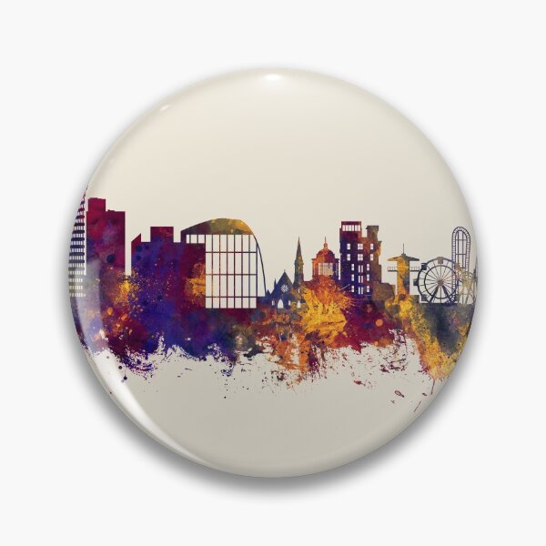 Item preview, Southend-on-Sea England Skyline designed and sold by ArtPrints.