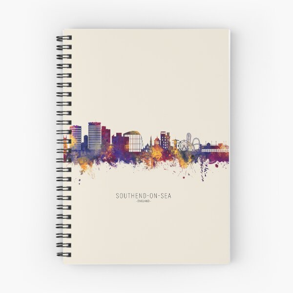 Item preview, Southend-on-Sea England Skyline designed and sold by ArtPrints.