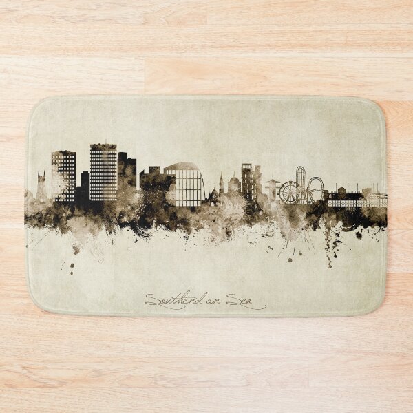 Item preview, Southend-on-Sea England Skyline designed and sold by ArtPrints.