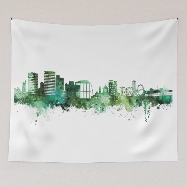 Item preview, Southend-on-Sea England Skyline designed and sold by ArtPrints.