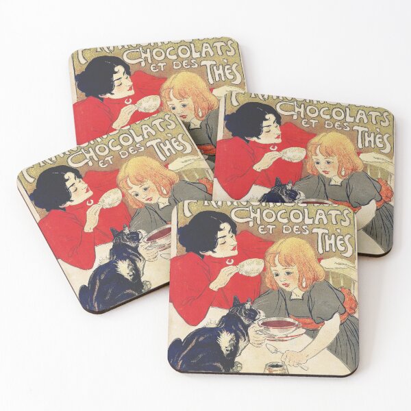 Item preview, Vintage poster - Compagnie francaise des chocolats - advert poster designed and sold by DejaVuStudio.