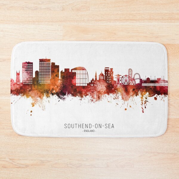 Item preview, Southend-on-Sea England Skyline designed and sold by ArtPrints.