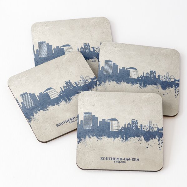 Item preview, Southend-on-Sea England Skyline designed and sold by ArtPrints.