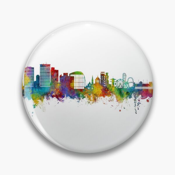 Item preview, Southend-on-Sea England Skyline designed and sold by ArtPrints.