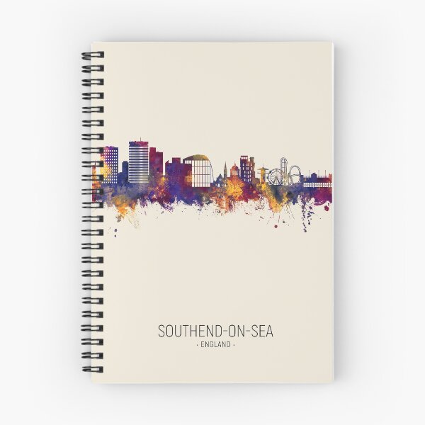 Item preview, Southend-on-Sea England Skyline designed and sold by ArtPrints.