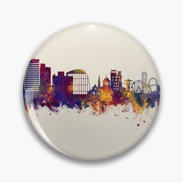 Item preview, Southend-on-Sea England Skyline designed and sold by ArtPrints.