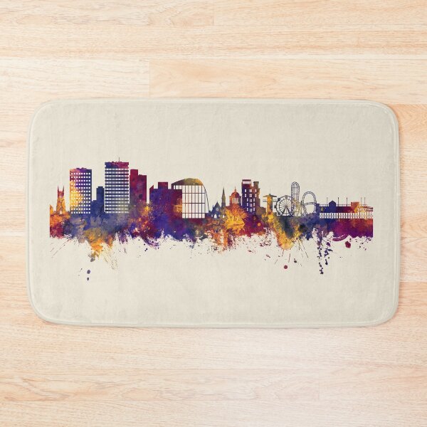 Item preview, Southend-on-Sea England Skyline designed and sold by ArtPrints.