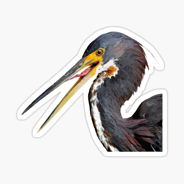 Item preview, Tricolor Egret designed and sold by obscurite.