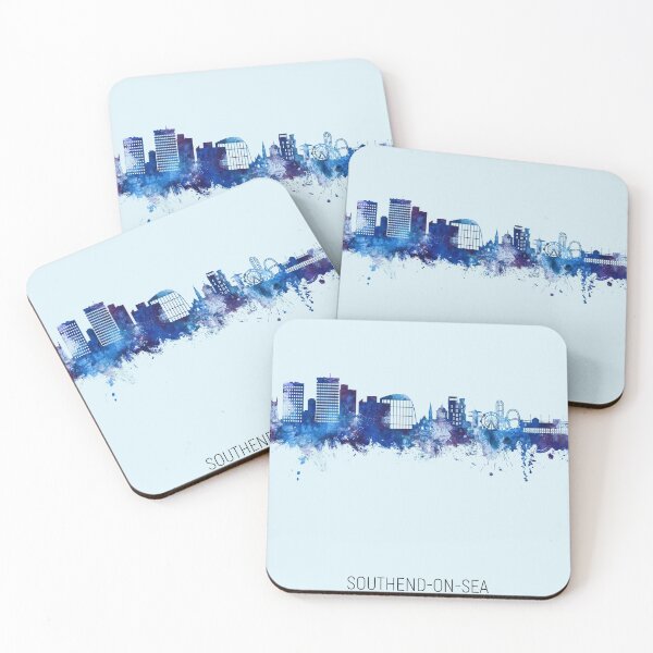Item preview, Southend-on-Sea England Skyline designed and sold by ArtPrints.