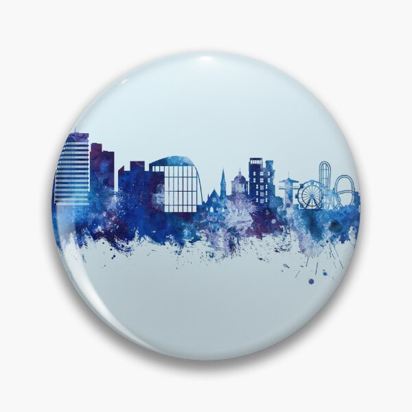 Item preview, Southend-on-Sea England Skyline designed and sold by ArtPrints.