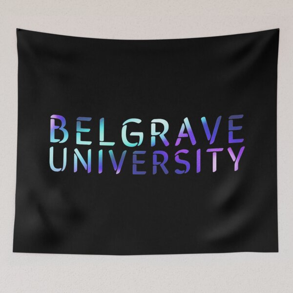 Item preview, Belgrave University in Blue Letters designed and sold by adettras.