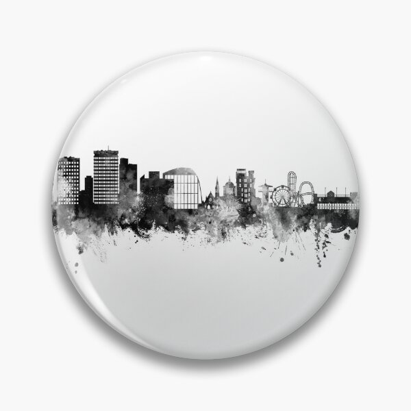 Item preview, Southend-on-Sea England Skyline designed and sold by ArtPrints.