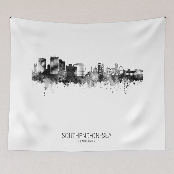 Item preview, Southend-on-Sea England Skyline designed and sold by ArtPrints.