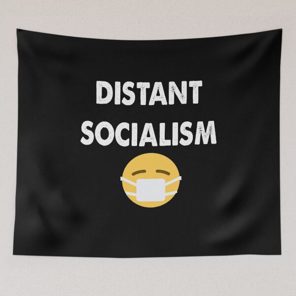 Item preview, Distant Socialism Emoji Face Mask designed and sold by Kathrine2302.