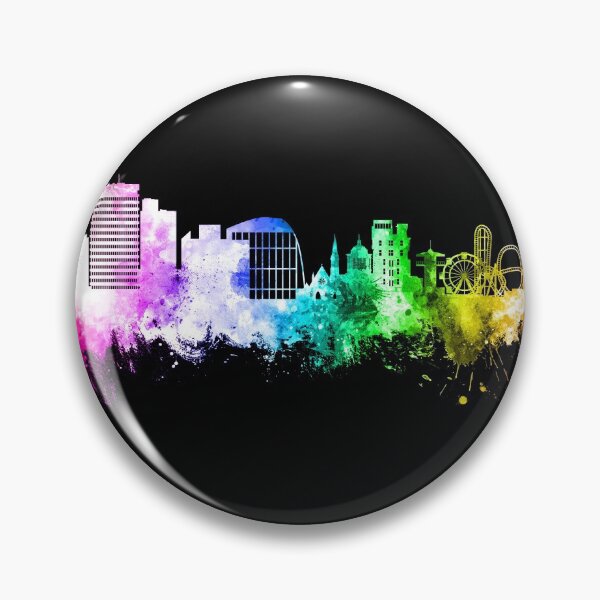 Item preview, Southend-on-Sea England Skyline designed and sold by ArtPrints.