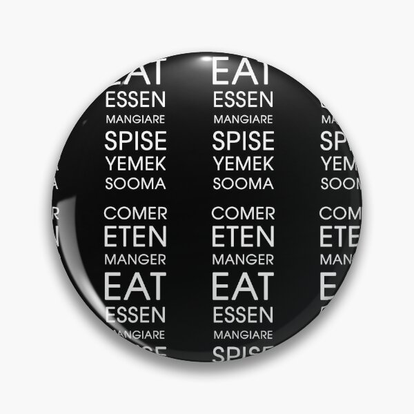 Item preview, Eat - Multiple Languages designed and sold by TresChicXO.