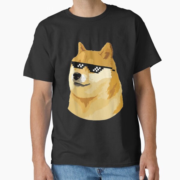 Vista previa del artículo con la obra «Doge con trato con él gafas», diseñado y vendido por ChristoLewis.