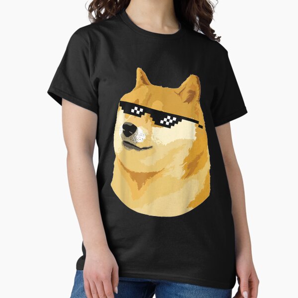 Vista previa del artículo con la obra «Doge con trato con él gafas», diseñado y vendido por ChristoLewis.