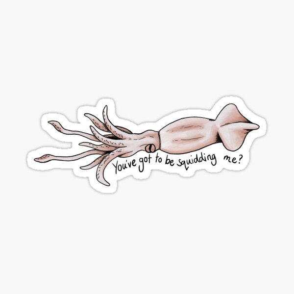 You’ve got to be squidding me Sticker