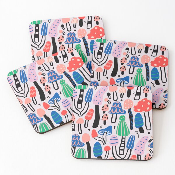 Item preview, Bold cool mushrooms pattern. designed and sold by kostolom3000.