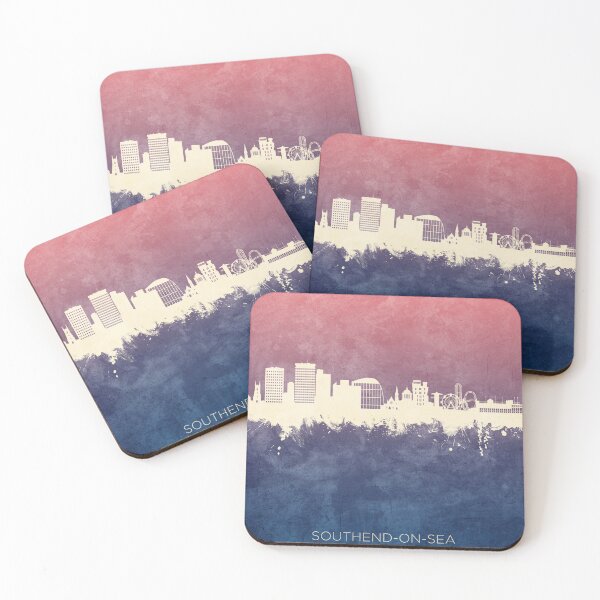Item preview, Southend-on-Sea England Skyline designed and sold by ArtPrints.