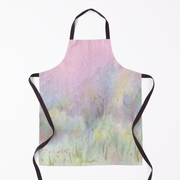 Item preview, Sunrise Foggy Morning Watercolour Landscape Painting designed and sold by Heatherian.