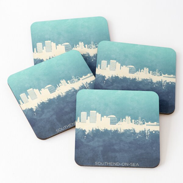 Item preview, Southend-on-Sea England Skyline designed and sold by ArtPrints.