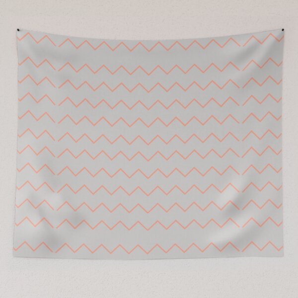 Item preview, Gray zigzag pattern designed and sold by Shineyarts.