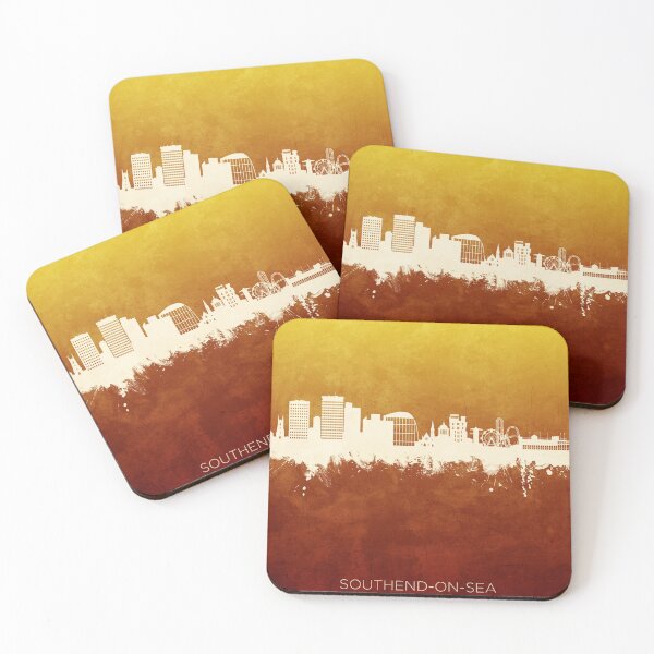 Item preview, Southend-on-Sea England Skyline designed and sold by ArtPrints.